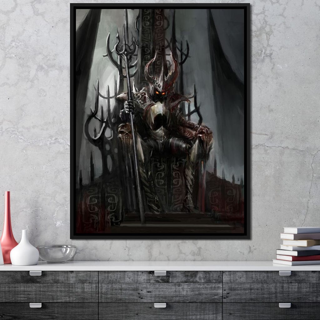 Death Knight Canvas Wall Art