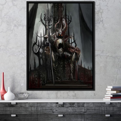 Death Knight Canvas Wall Art