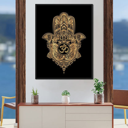 Hand of Fatima Canvas Wall Art