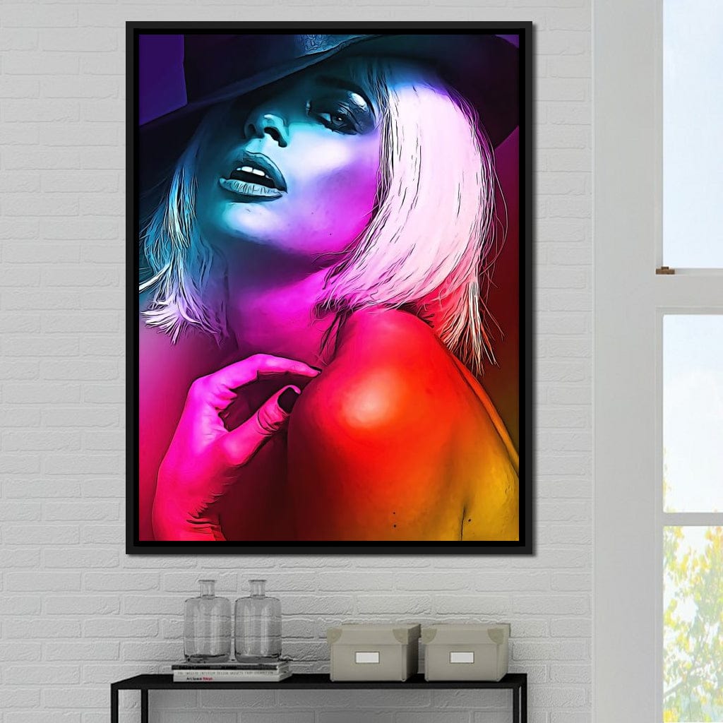 Seductive Blonde 1 Canvas Wall Art