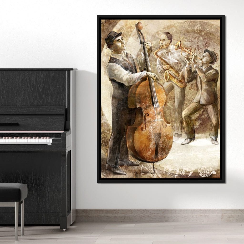 Jazz Band Canvas Wall Art