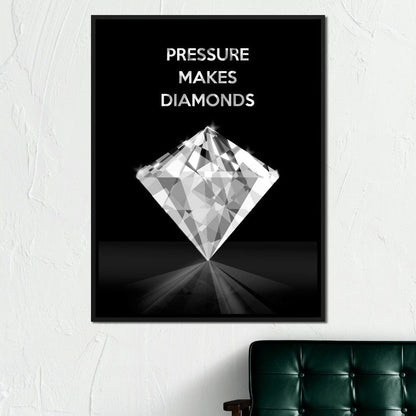 Pressure Makes Diamonds Canvas Wall Art