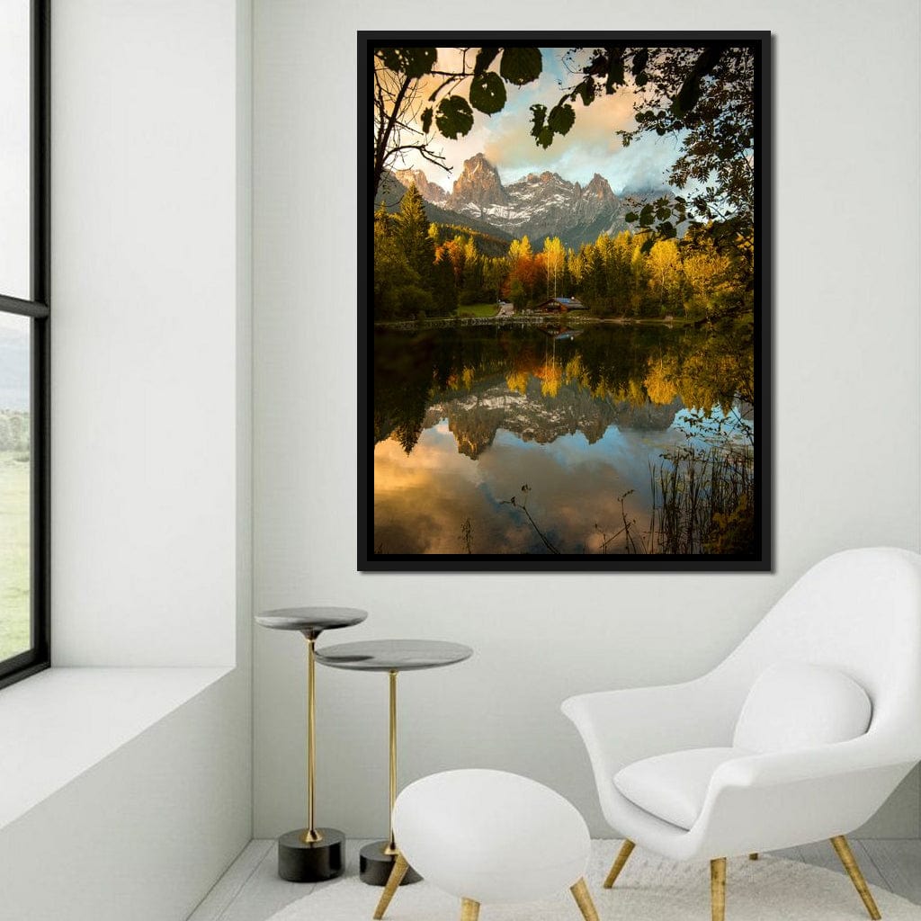 Lake Welsperg Canvas Wall Art