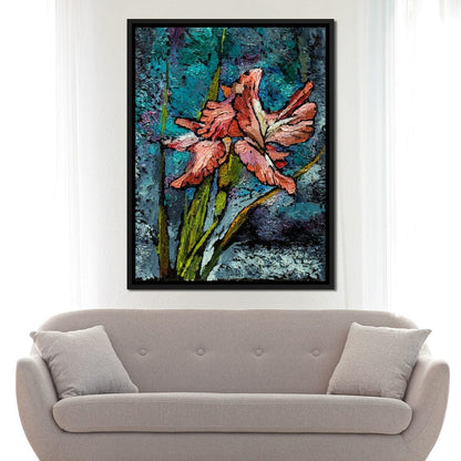 Red Iris Canvas Wall Art