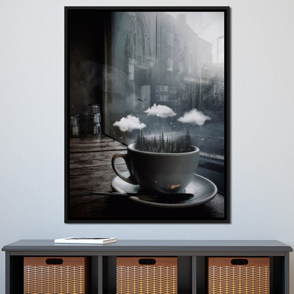 Cup Forest Canvas Wall Art