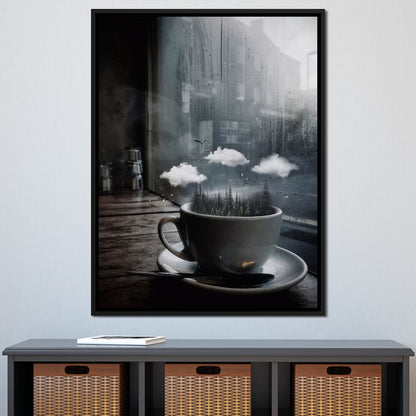 Cup Forest Canvas Wall Art