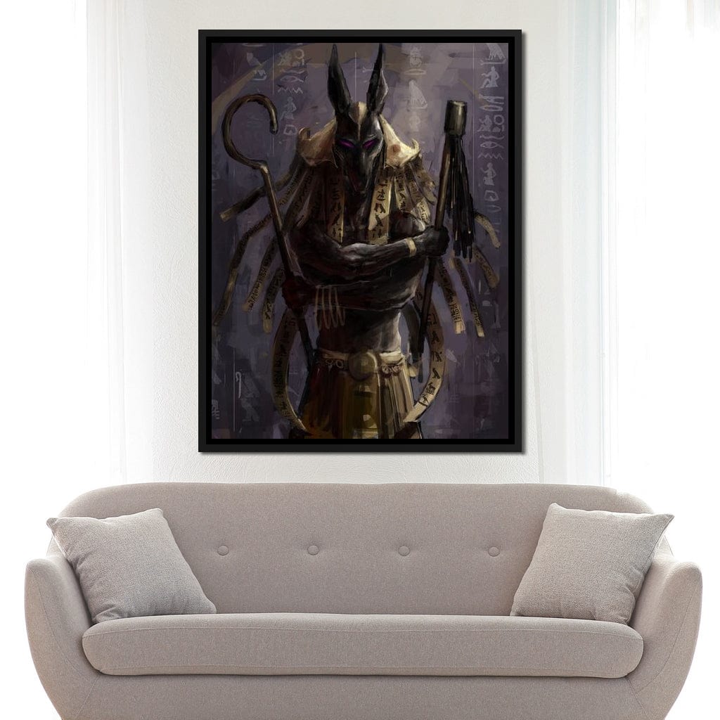 Anubis Canvas Wall Art