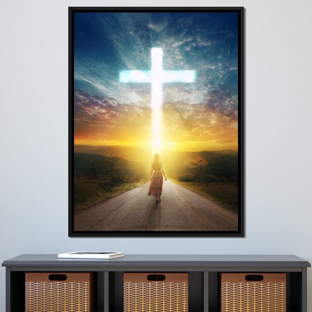 Faith Road Canvas Wall Art