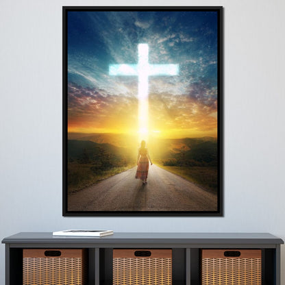 Faith Road Canvas Wall Art