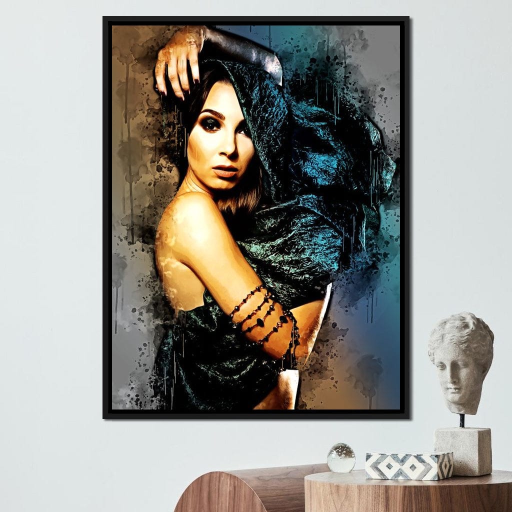 Covered by Beauty Canvas Wall Art