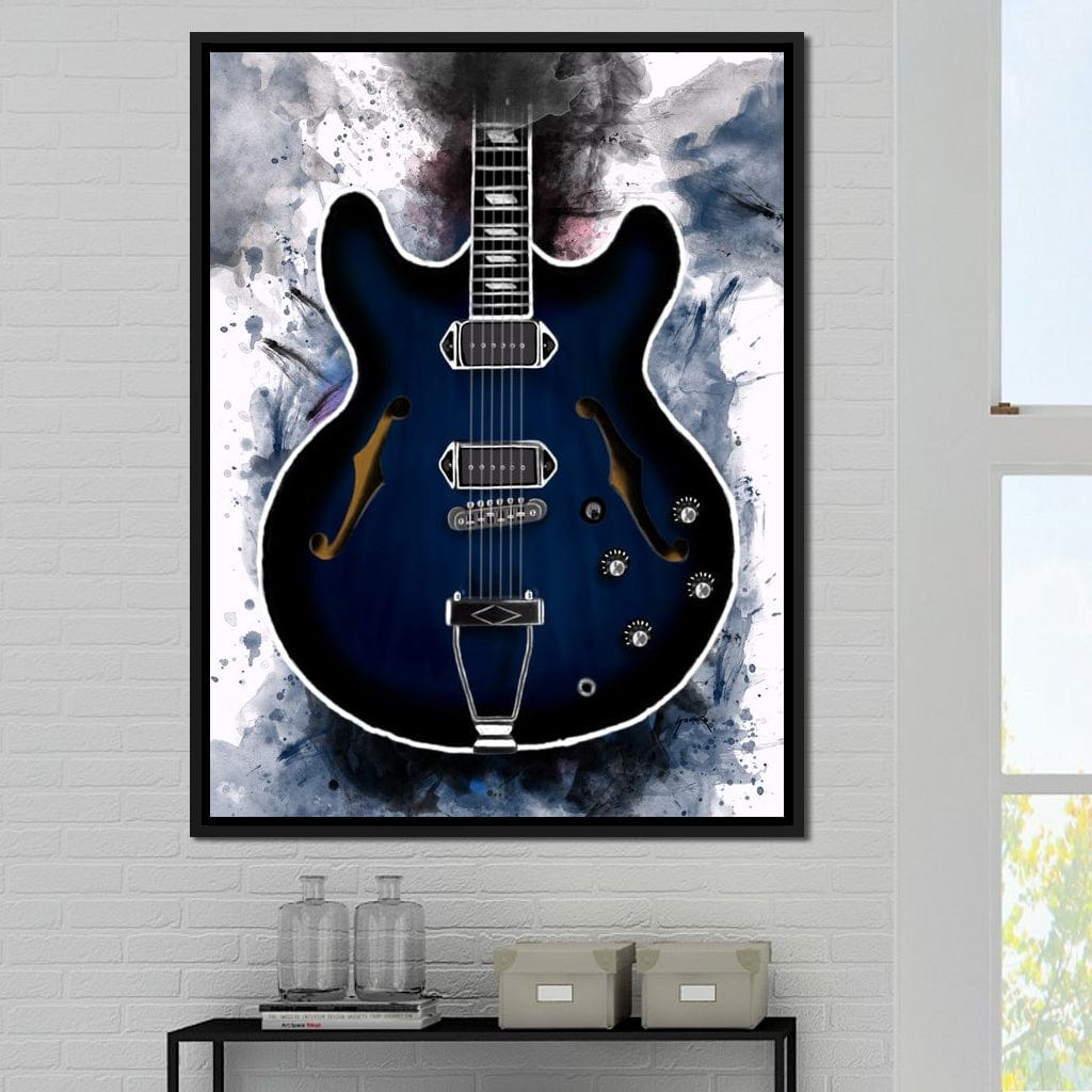 Gary Clark Jr's Electric Guitar Canvas Wall Art