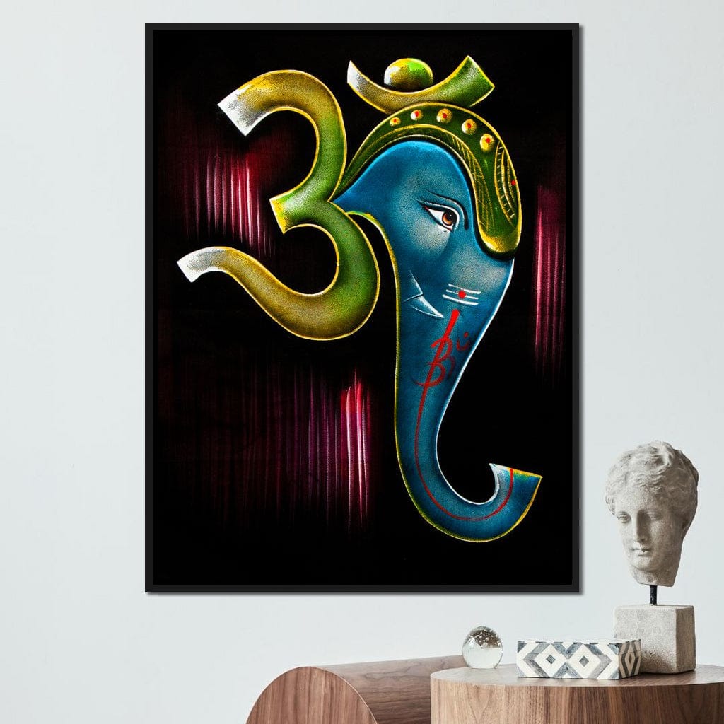 Ganesh Diwali Canvas Wall Art
