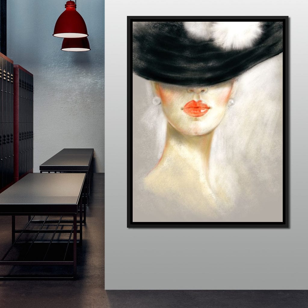Chic Portrait Canvas Wall Art