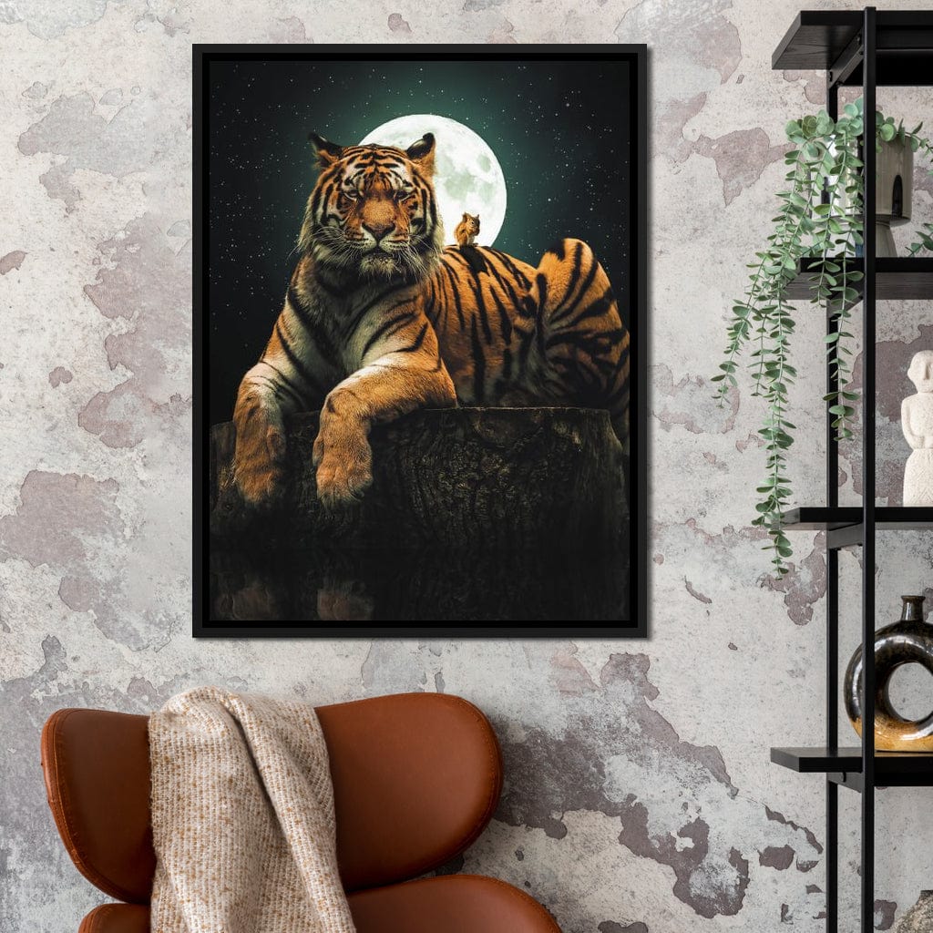 Tiger Squirel Canvas Wall Art