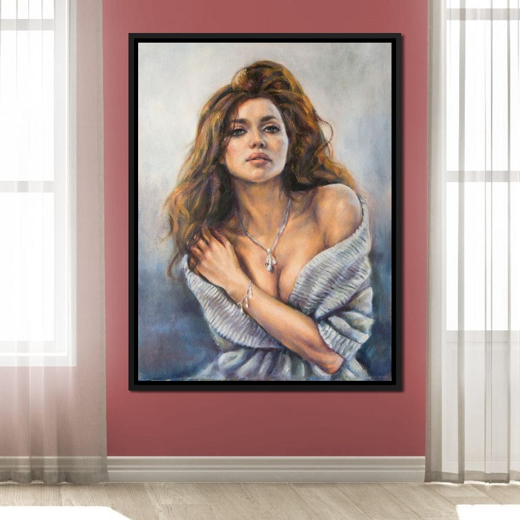 Sensual Portrait Canvas Wall Art