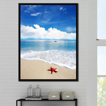 Caribbean Beach Canvas Wall Art
