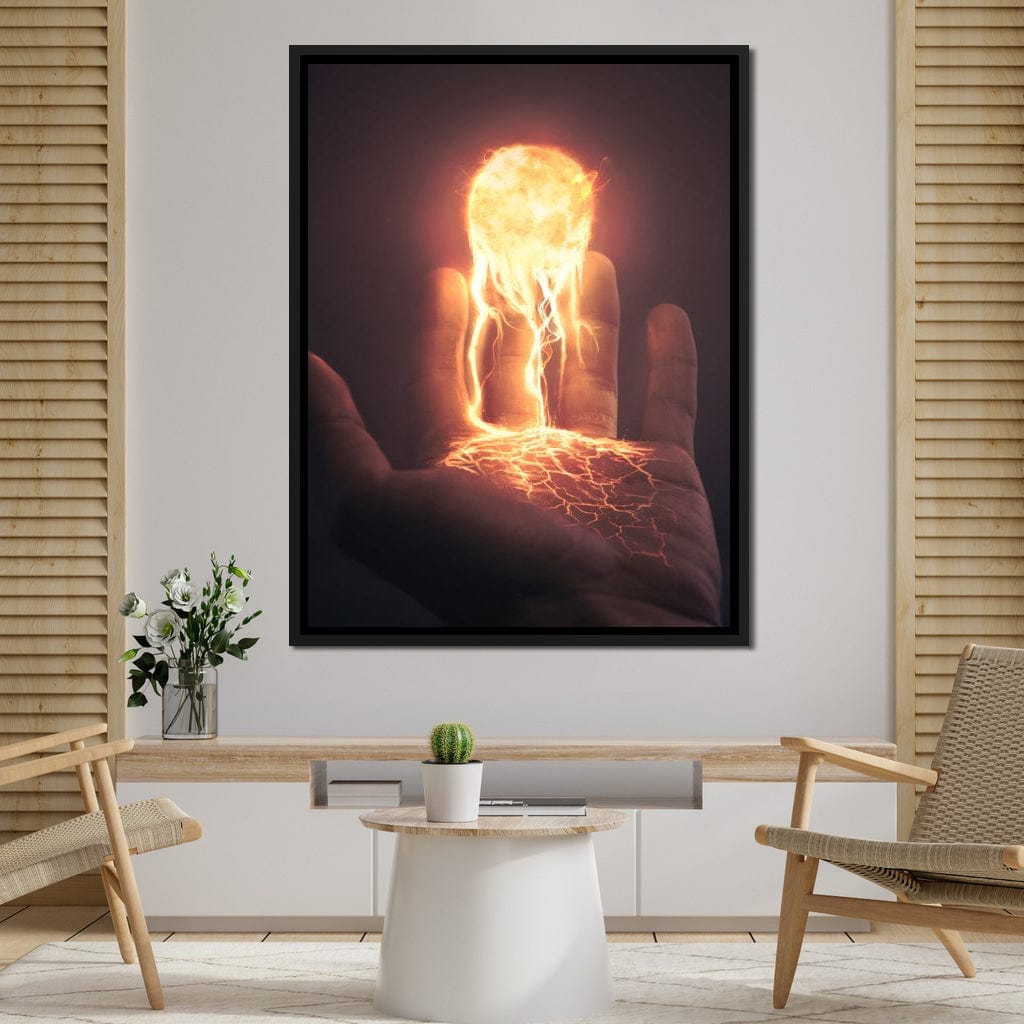 Holding the Sun Canvas Wall Art