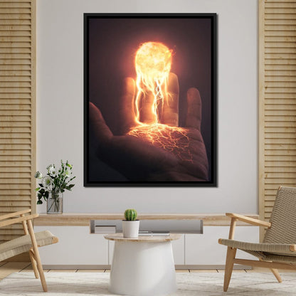 Holding the Sun Canvas Wall Art