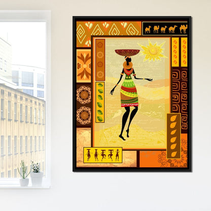 African Art Canvas Wall Art