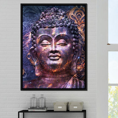 Blue Buddha Canvas Wall Art