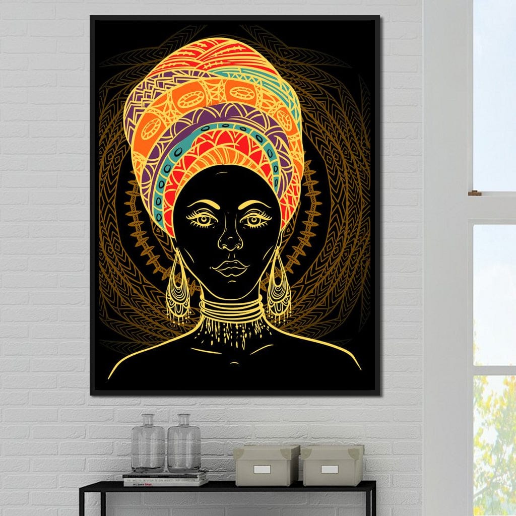 Colorful Turban Canvas Wall Art