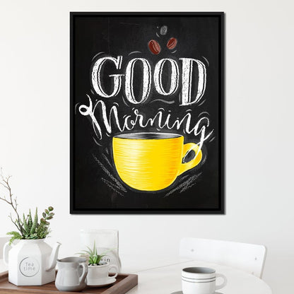 Good Morning Canvas Wall Art