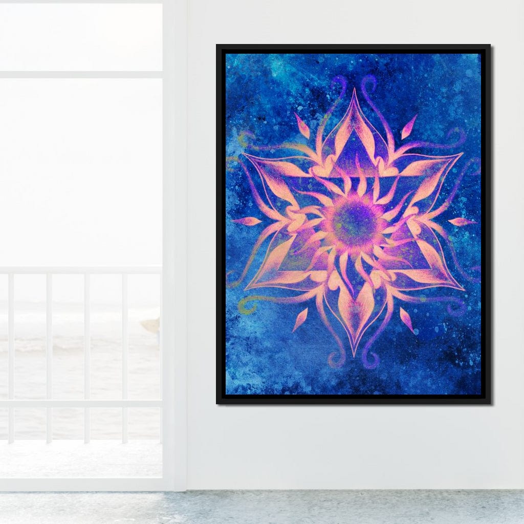 Pink Mandala Canvas Wall Art