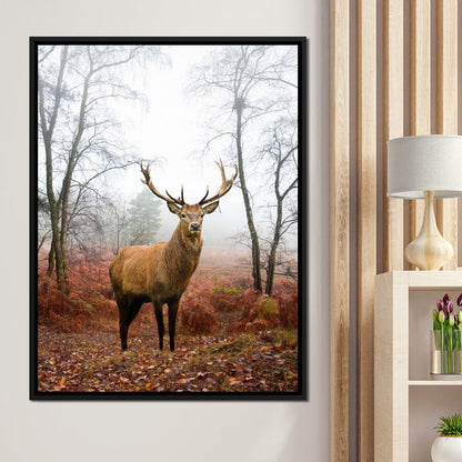 Red Deer Stag Canvas Wall Art