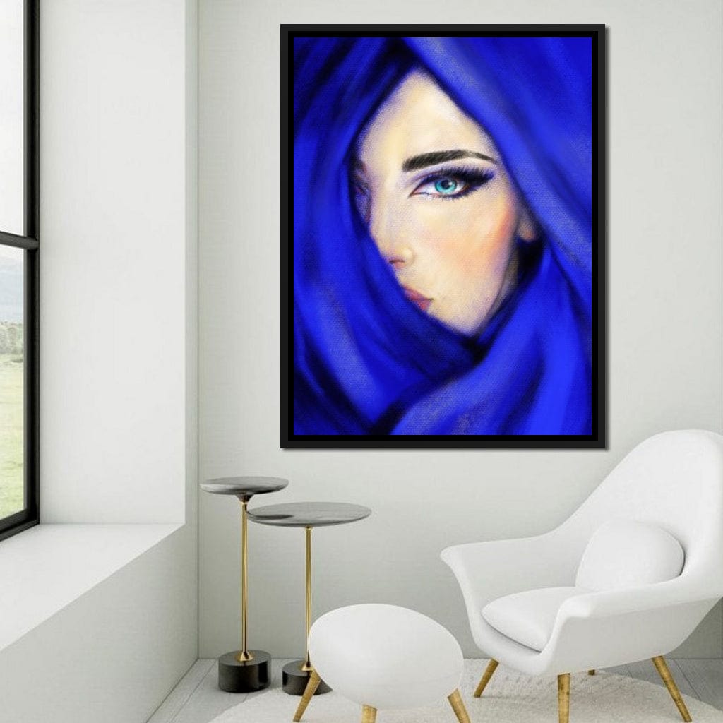 Blue Eye Canvas Wall Art