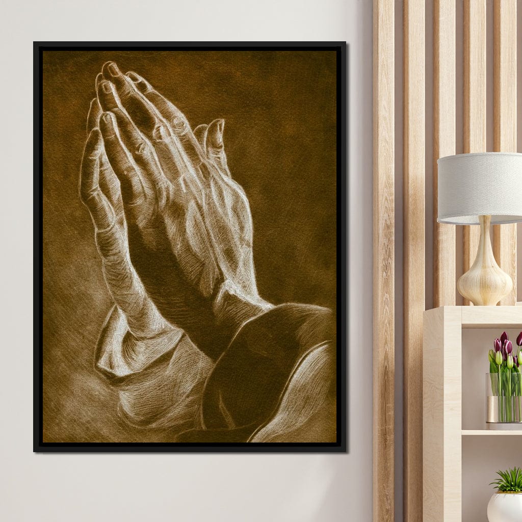 Praying Hands Canvas Wall Art