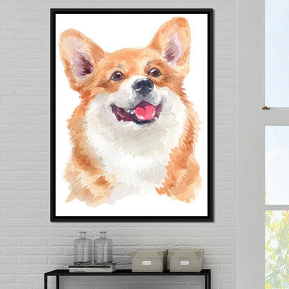 Welsh Corgi Canvas Wall Art