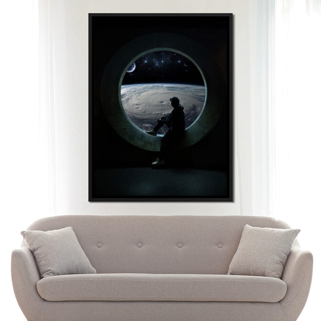 Planet View Canvas Wall Art