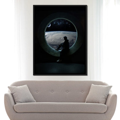 Planet View Canvas Wall Art
