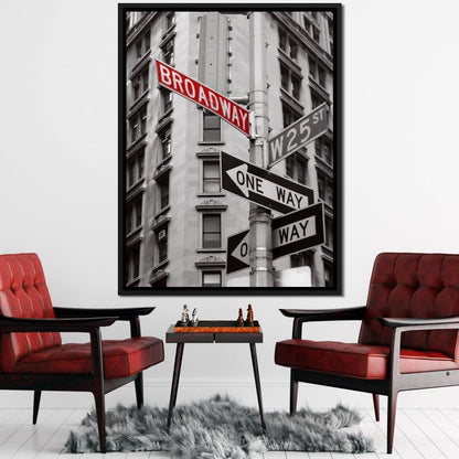 Broadway Canvas Wall Art