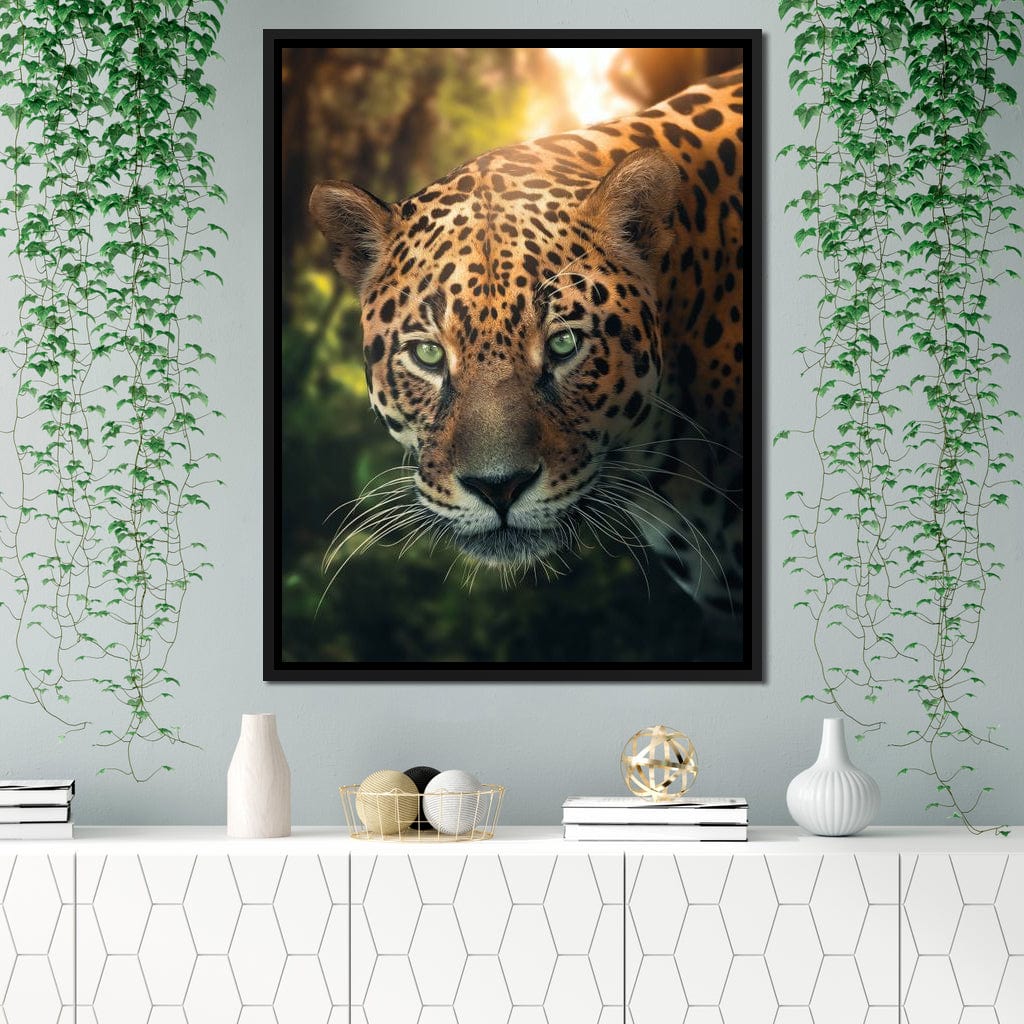 Leopard Amazone Canvas Wall Art