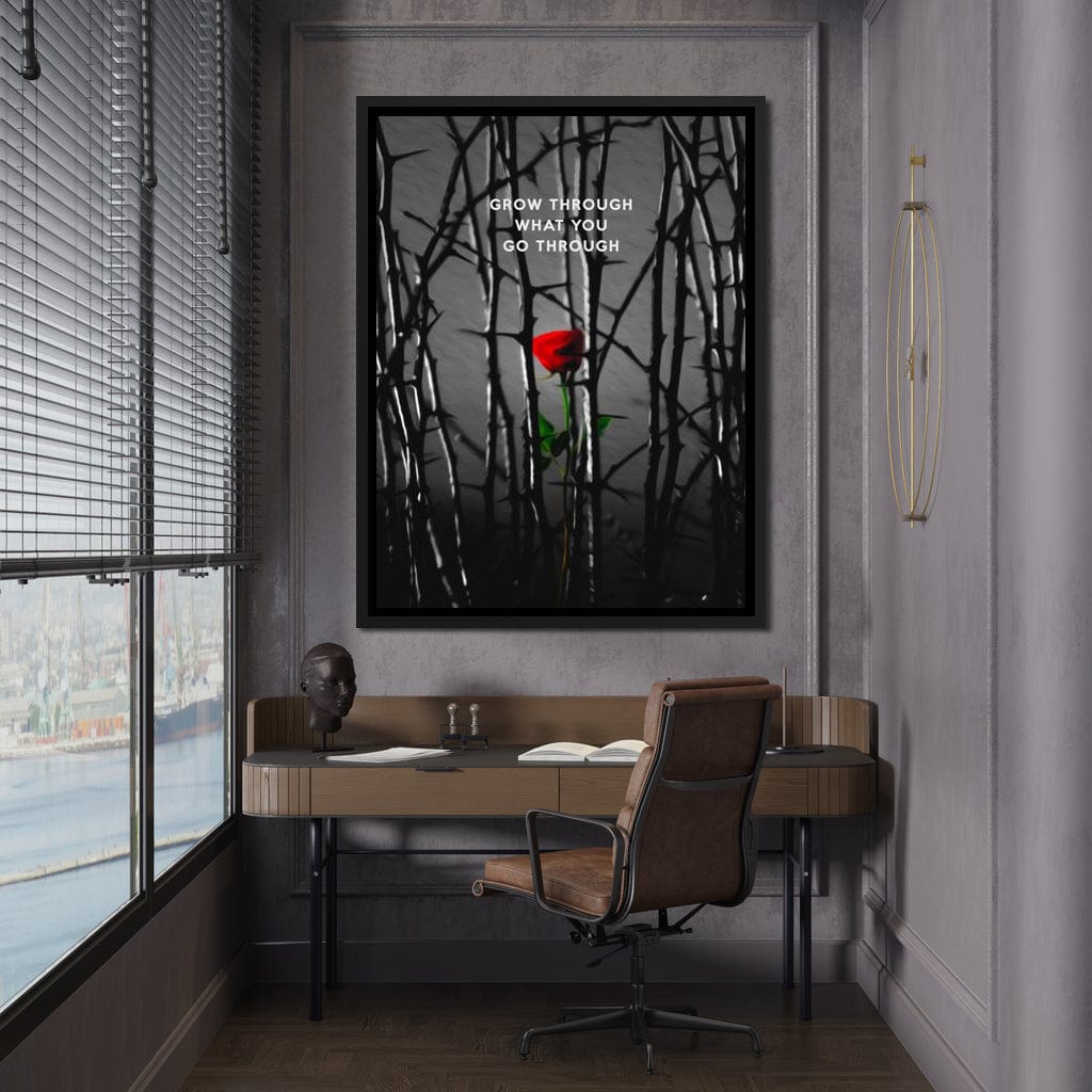 Grow Through Canvas Wall Art
