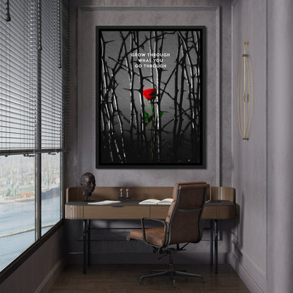 Grow Through Canvas Wall Art