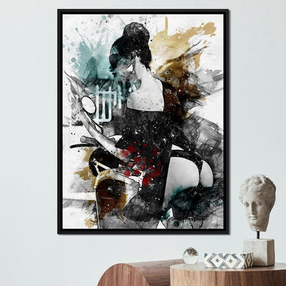 Sensuel a Paris Canvas Wall Art