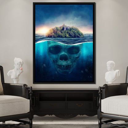 Skull Island Canvas Wall Art