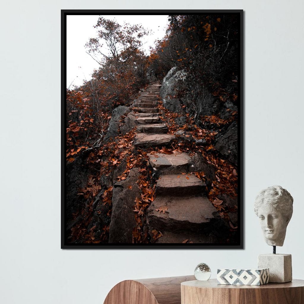 Autumn Path Canvas Wall Art