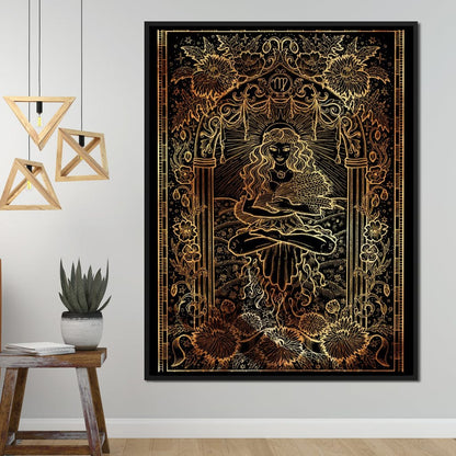 Zodiac sign Virgo Canvas Wall Art