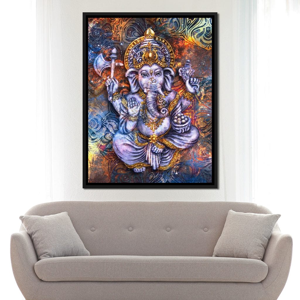 Spiritual Ganesha Canvas Wall Art