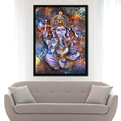 Spiritual Ganesha Canvas Wall Art
