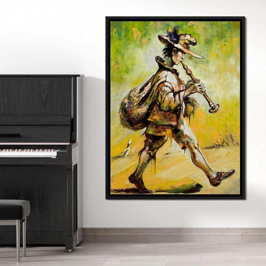 Wandering Troubadour Canvas Wall Art