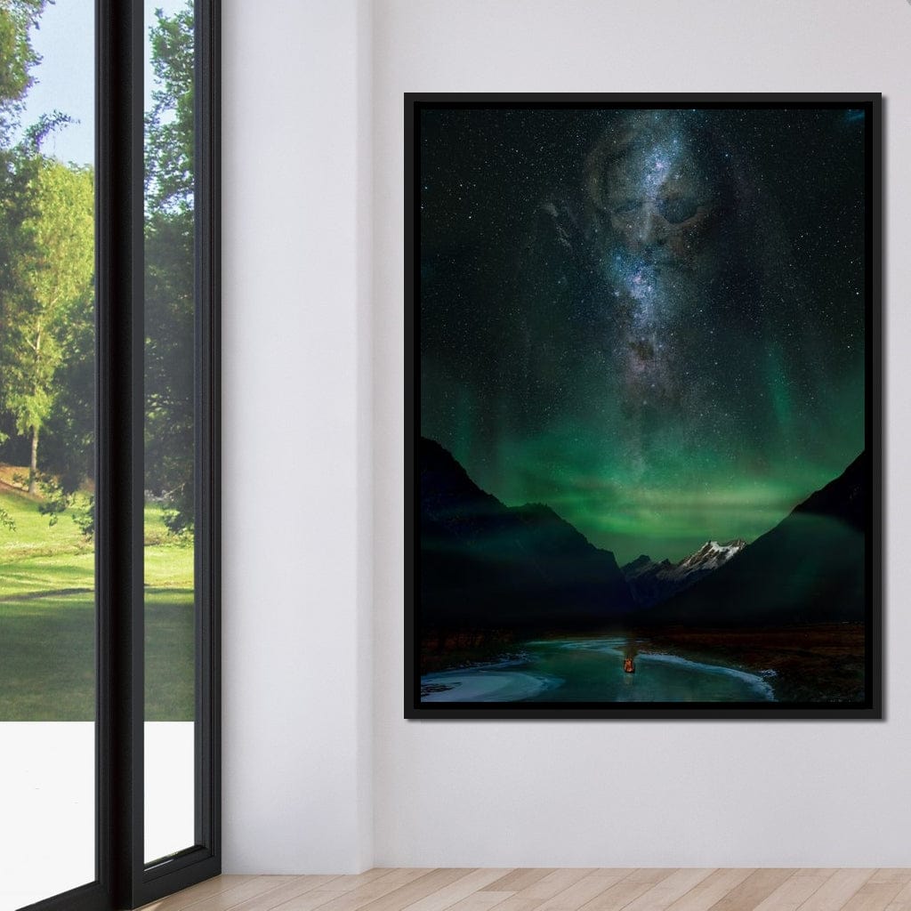 Odin Viking Funeral Boat - KitConcepts Canvas Wall Art