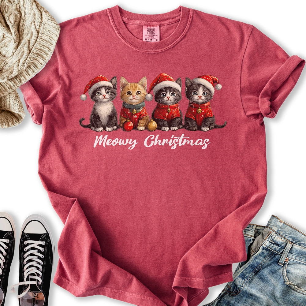 Christmas Cats Relaxed Tee