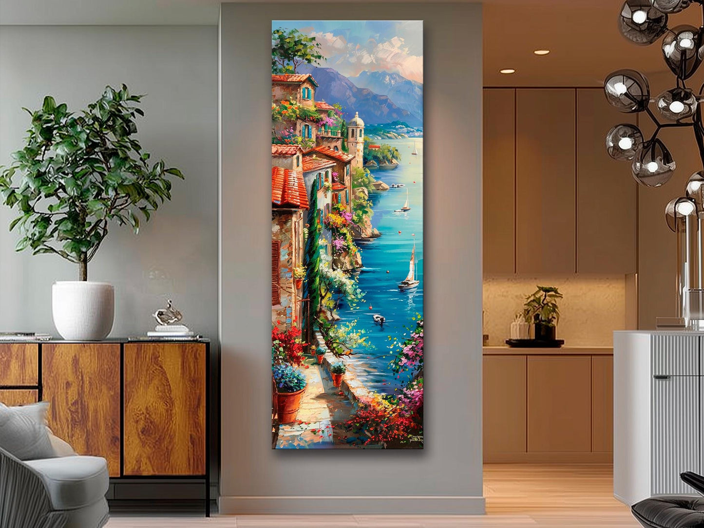 Lake Como Canvas Print – Framed Canvas Art | Italy Wall Art, Ready to Hang