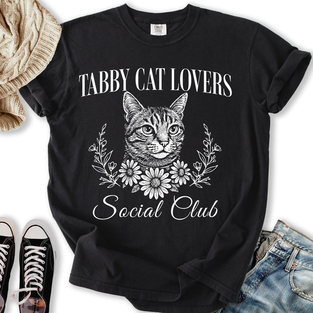 Tabby Cat Social Club Relaxed Tee