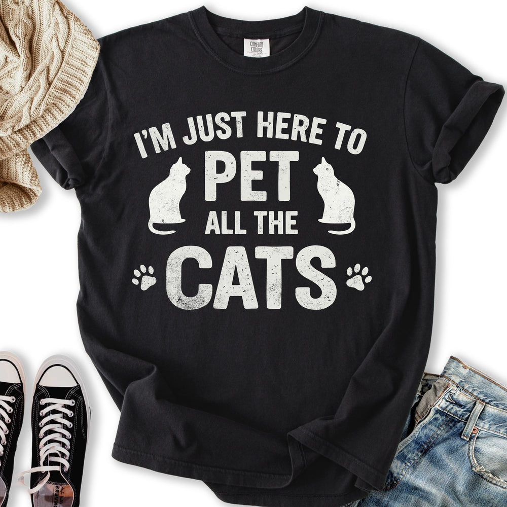 Pet All The Cats Relaxed Tee