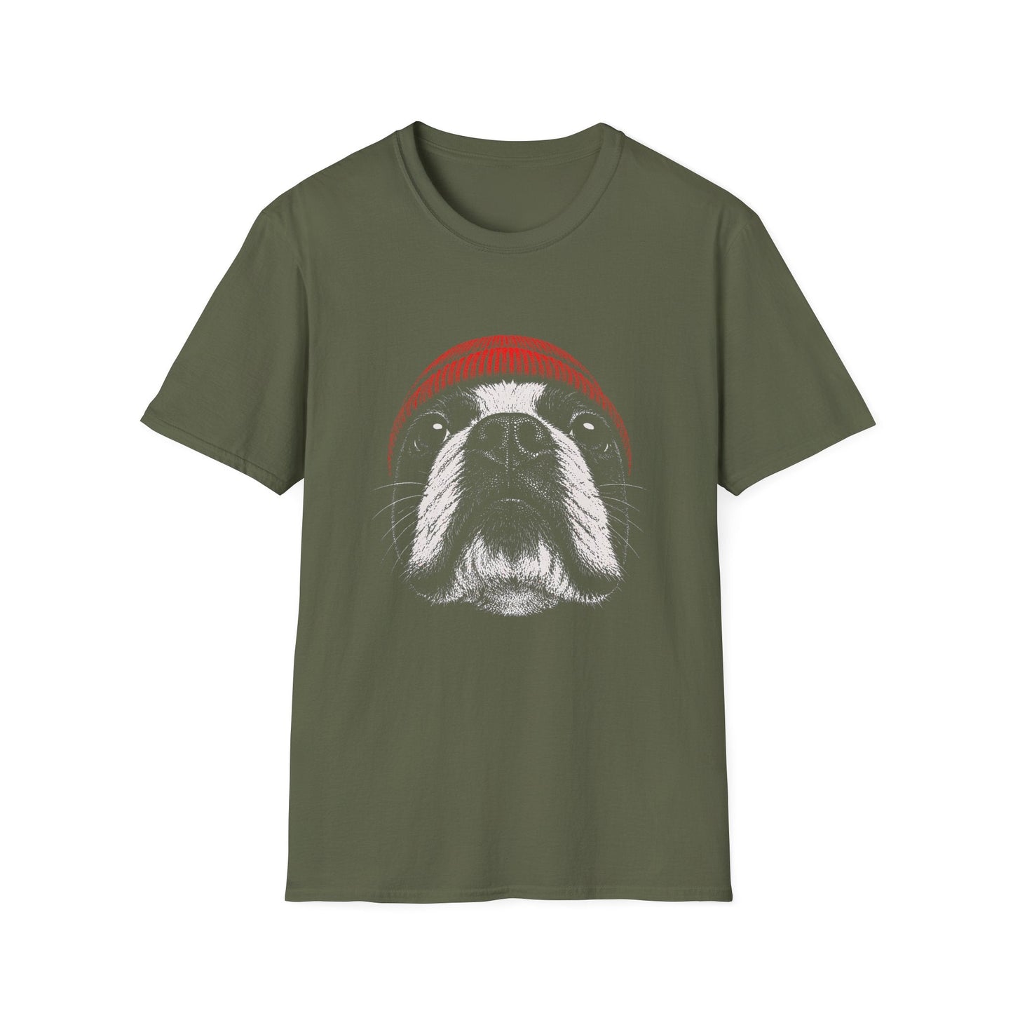 Red Hat Boston Terrier Tee